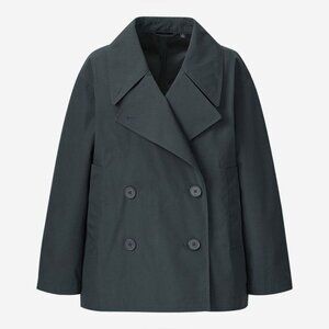 Uniqlo U Waterproof Oversized Cropped Trench
